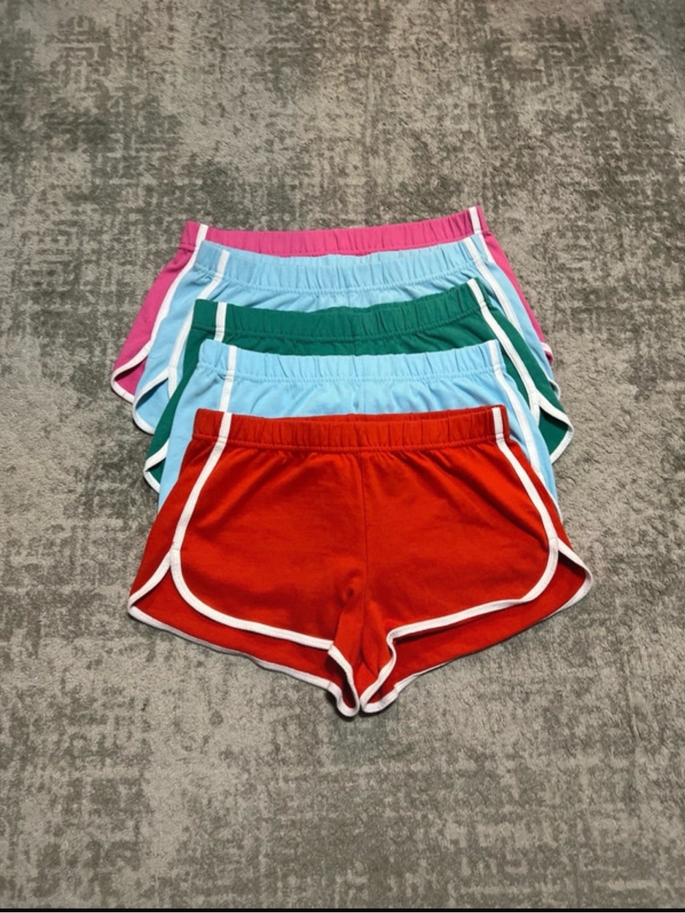 Bundle of 5 comfy lounge shorts, size XS